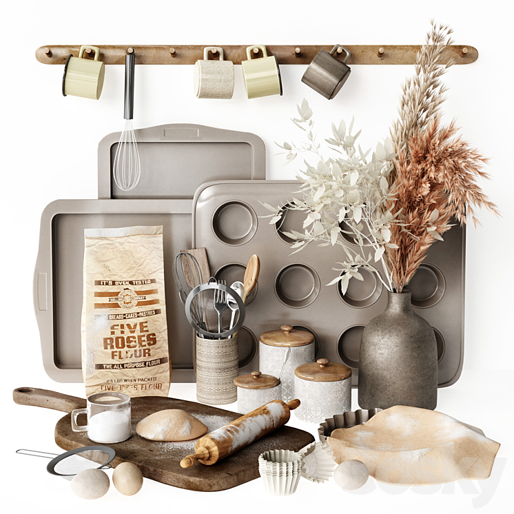 KITCHEN DECORATIVE SET 08 