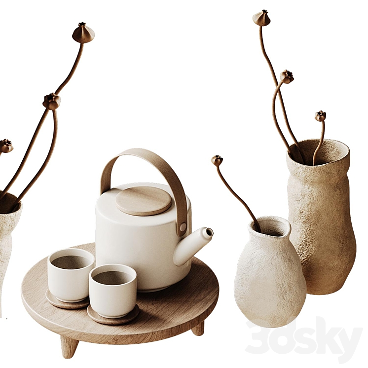 JAPANDI DECORATIVE SET 