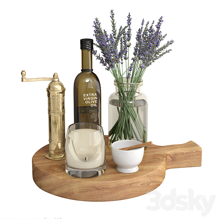 KITCHEN DECOR SET ON COUNTERTOPS 