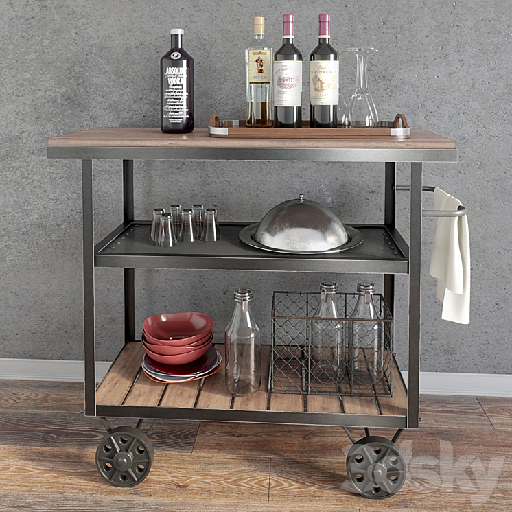 SERVING CART NAZYA 