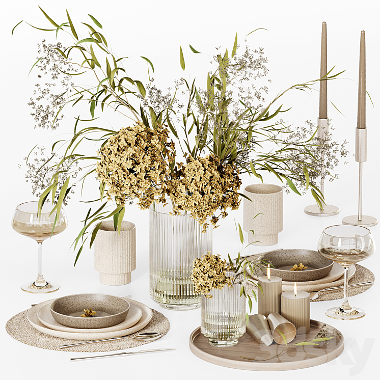 KITCHEN TABLEWARE 020 VRAY 