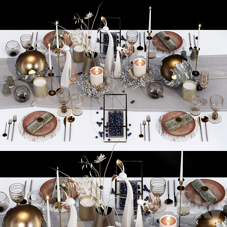 LUXURY TABLE SETTING WREATH 