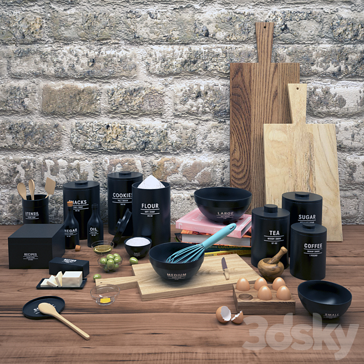 WEST ELM KITCHEN ACCESSORIES 