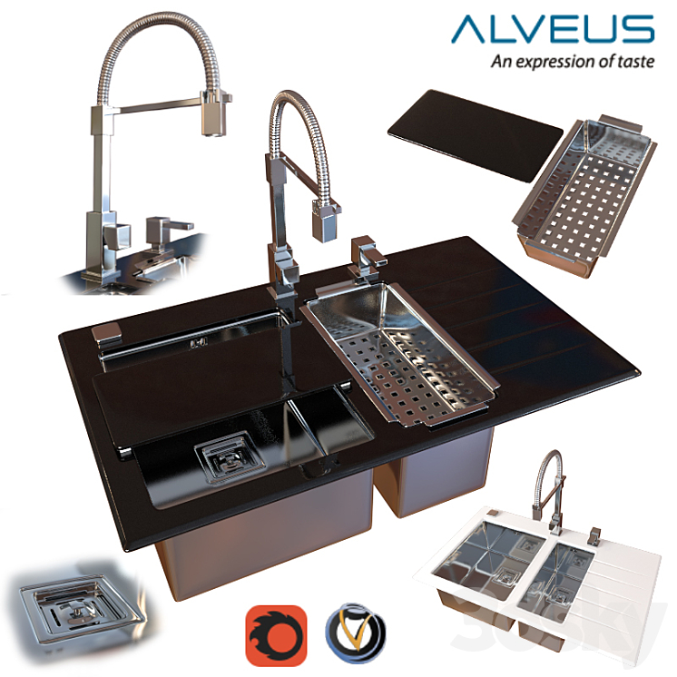 WASH KITCHEN CRYSTALIX 20 2 COLORS 