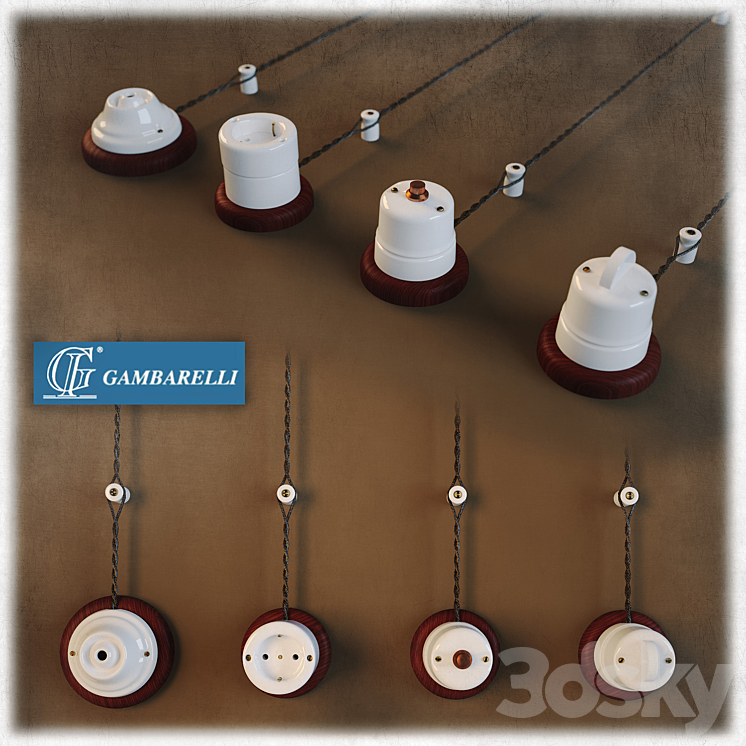 SOCKETS AND SWITCHES GI GAMBARELLI 