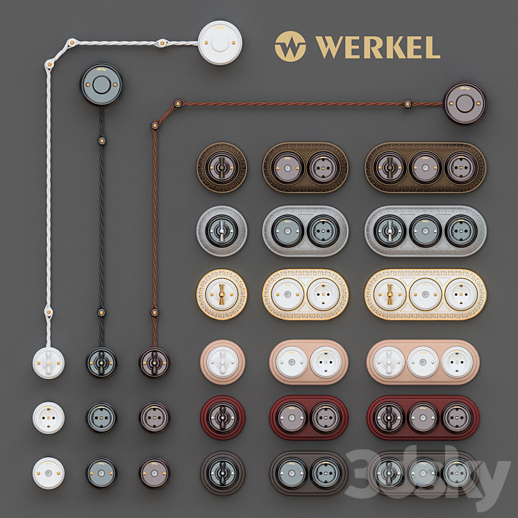 SWITCHES AND SOCKETS WERKEL RETRO 