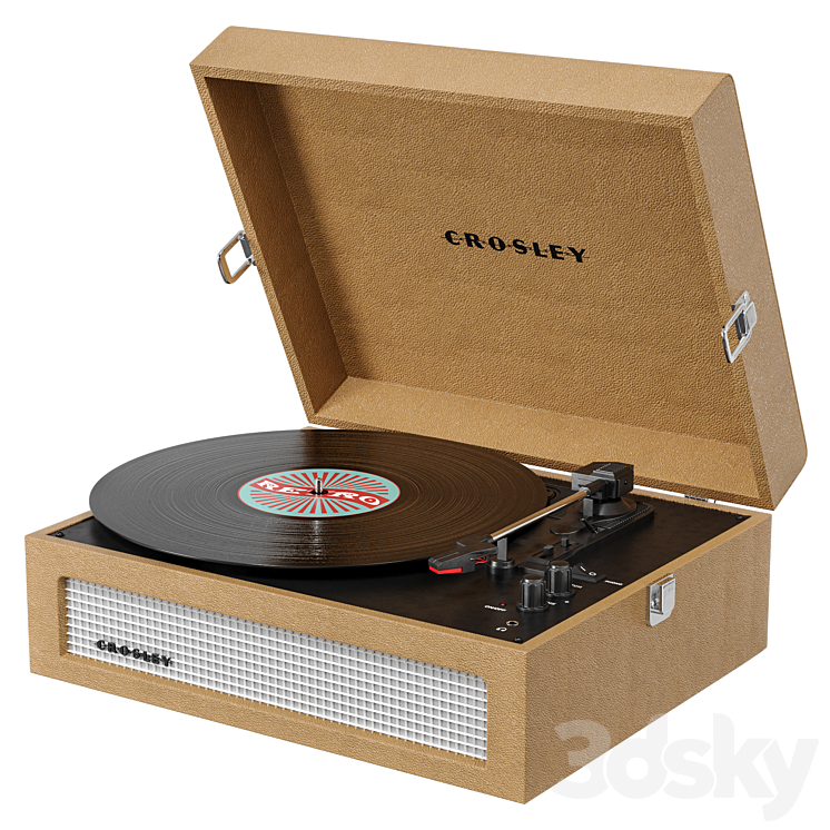 CROSLEY VOYAGE VINYL RECORD PLAYER 