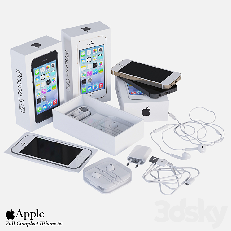 FULL COMPLECT APPLE IPHONE 5S 