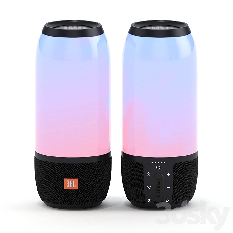 PORTABLE SPEAKERS JBL PULSE 3 BLACK 