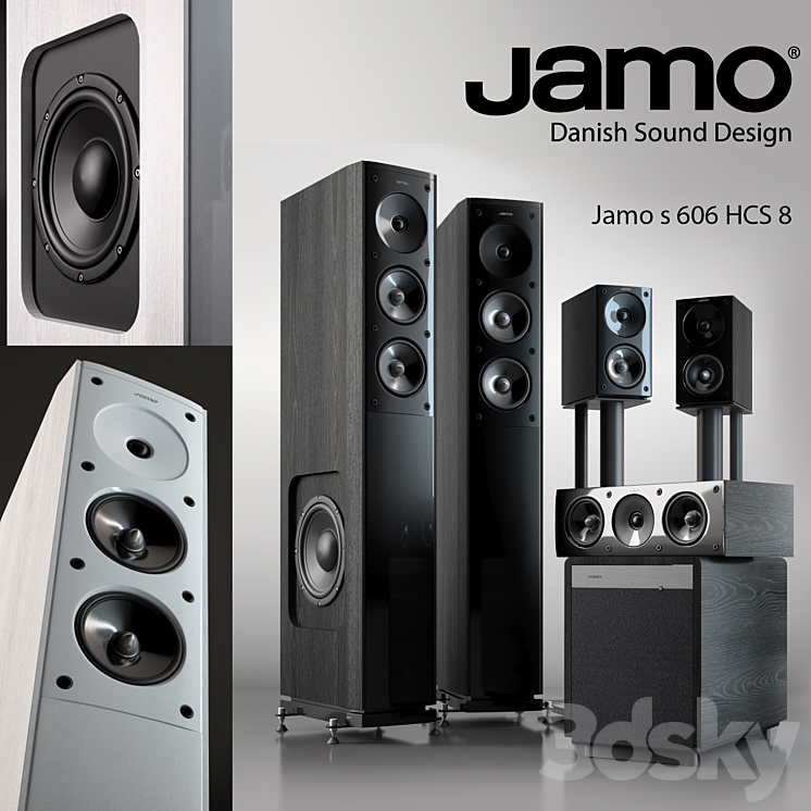 SPEAKER SET JAMO S606 + 206 SUB 