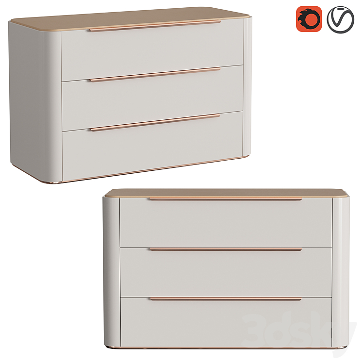 CHEST OF DRAWERS BAMBOO 