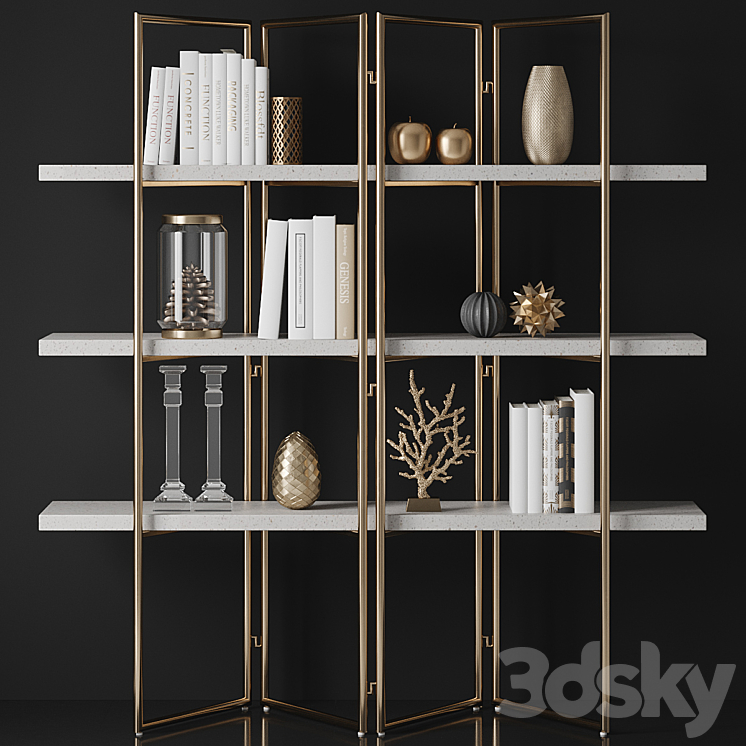 KUPA CONCRETE BOOKCASE 