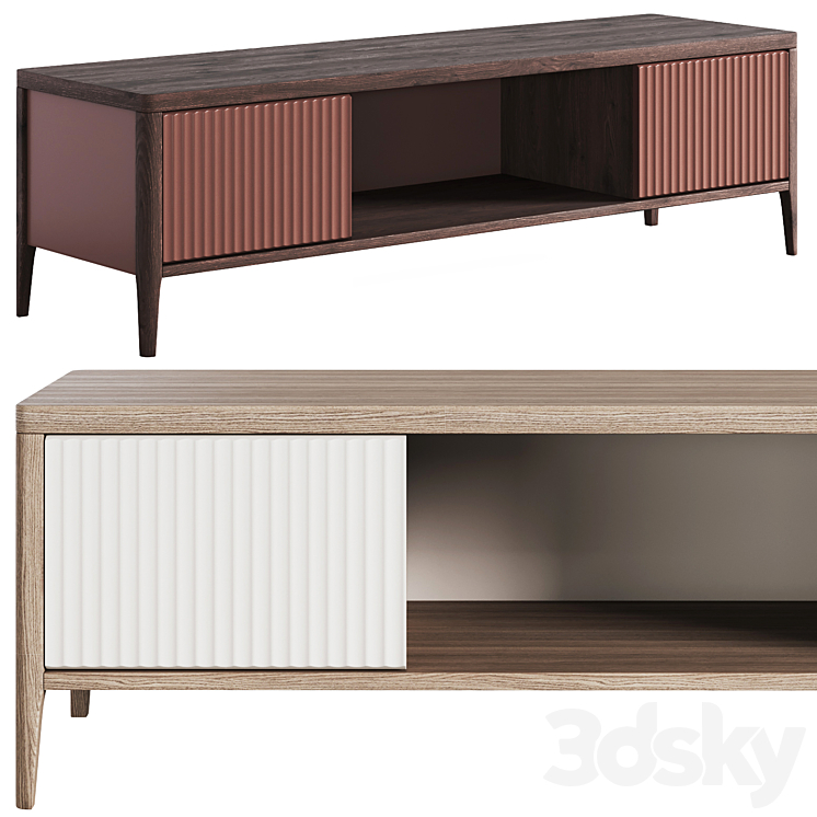 WIDE TV STAND WOODRIGHT 