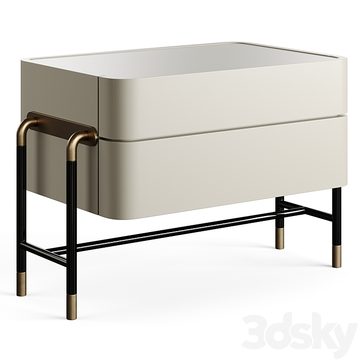 MEZZO COLLECTION BENNETT NIGHTSTAND TABLE 