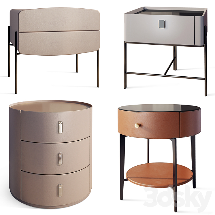 MODERN BEDSIDE TABLE CHESTER MOBY PUERTO DECOR DIVA 