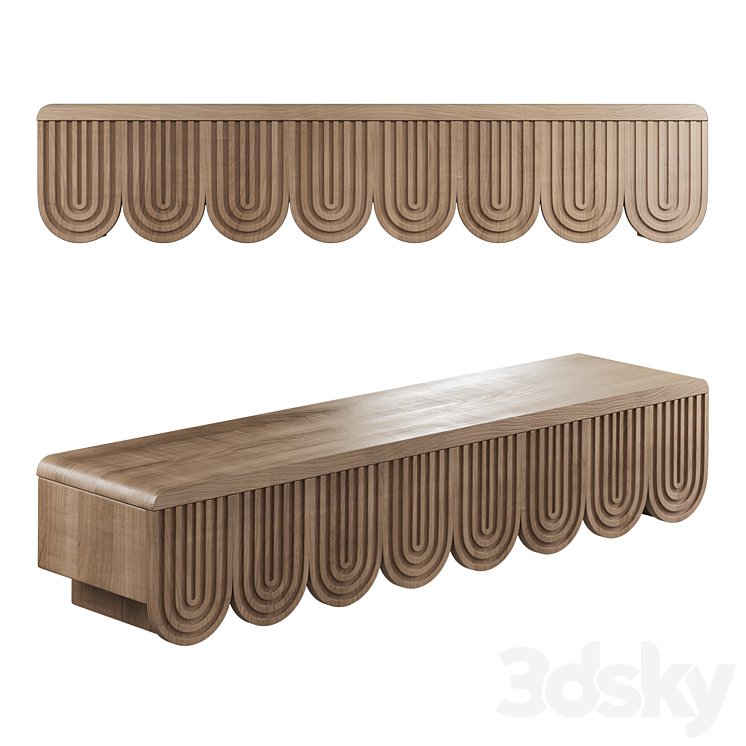 OAK SUSPENDED STAND FREZO FROM MELYO 