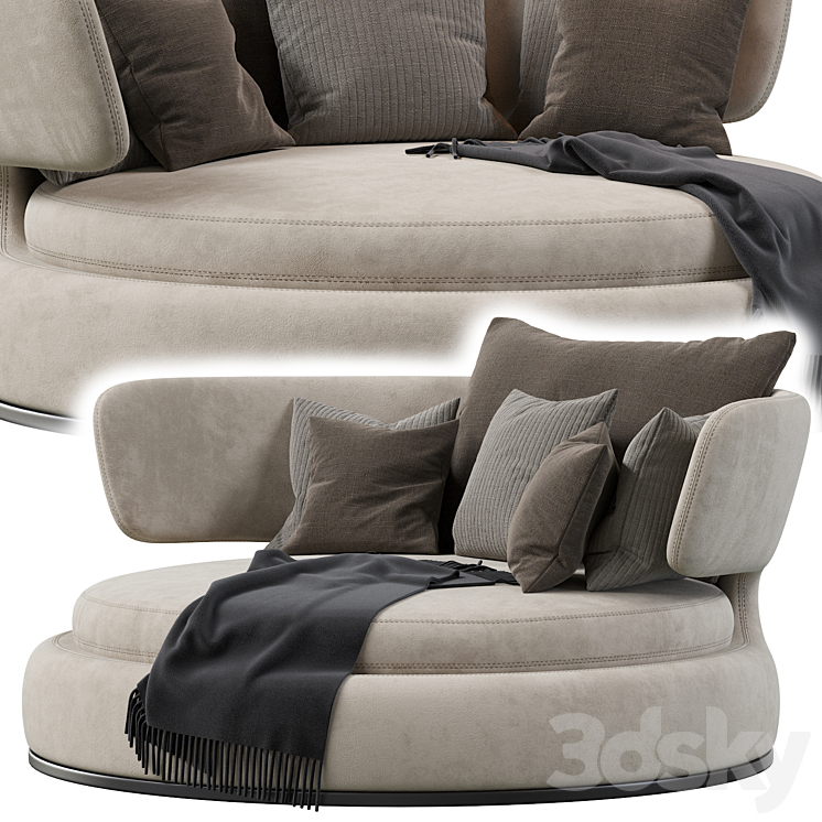 AMOENUS SOFT MAXALTO SWIVEL SOFA 