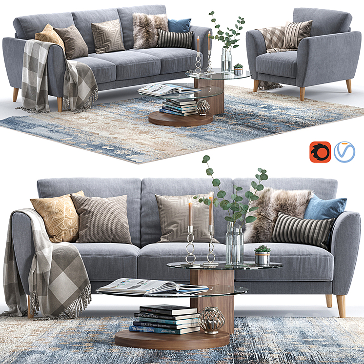 ARIA SOFA AND ARMCHAIR 