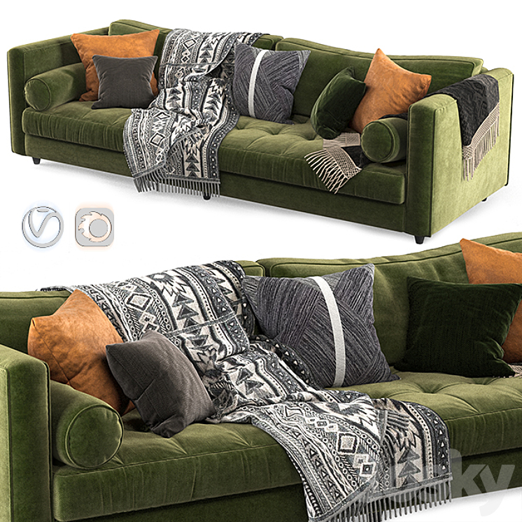 ARTICLE SVEN SOFA GREEN 02 