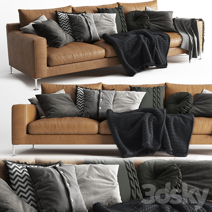 B&B ITALIA HARRY SOFA SCANDINAVIAN SET 