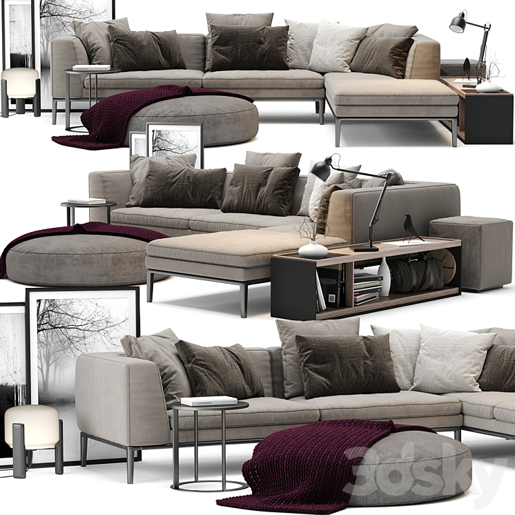 B&B ITALIA MICHEL SOFA 