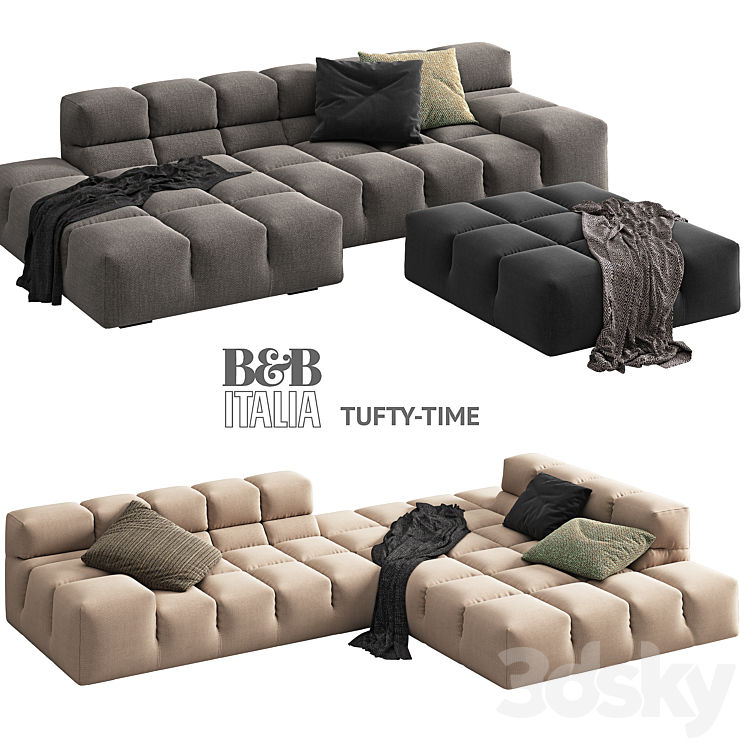 B&B ITALIA TUFTY TIME 2 SOFA 