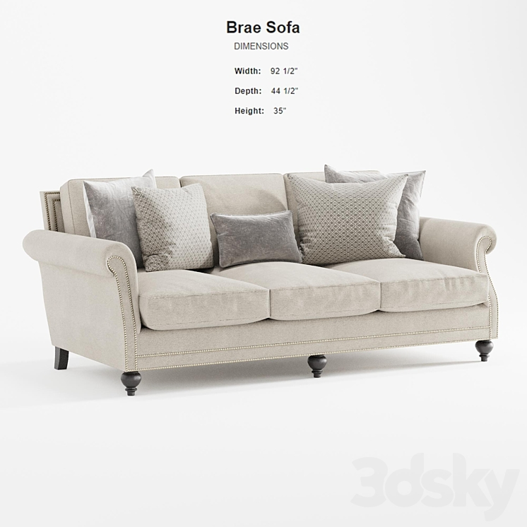 BERNHARDT BRAE SOFA 