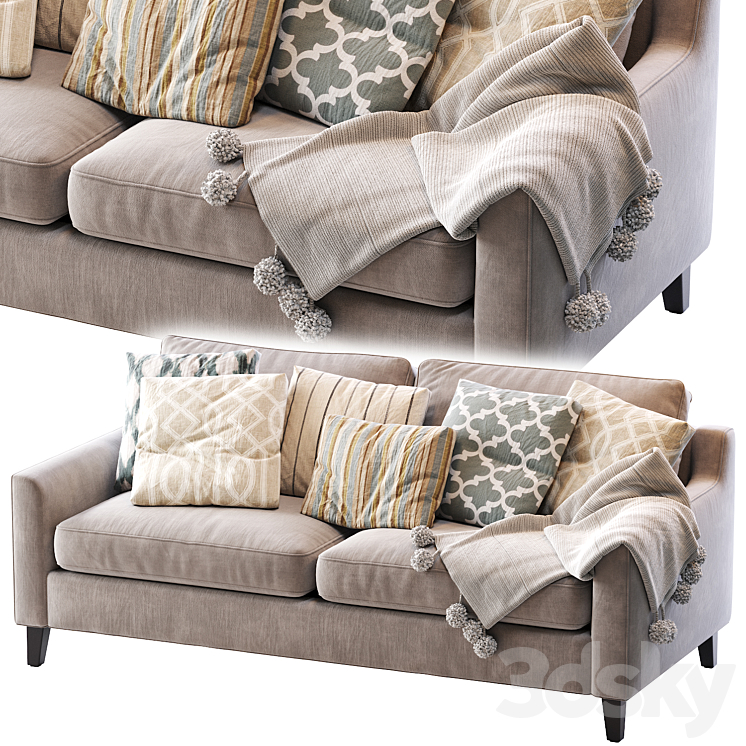 BEVERLY UPHOLSTERED SOFA 