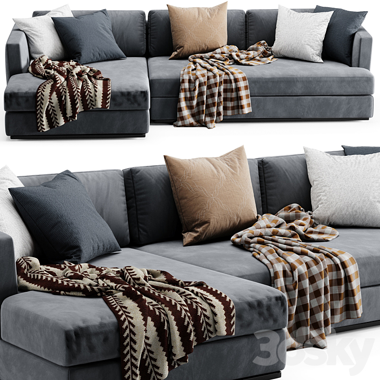 FLEXFORM BARRET CHAISE LONGUE SOFA 