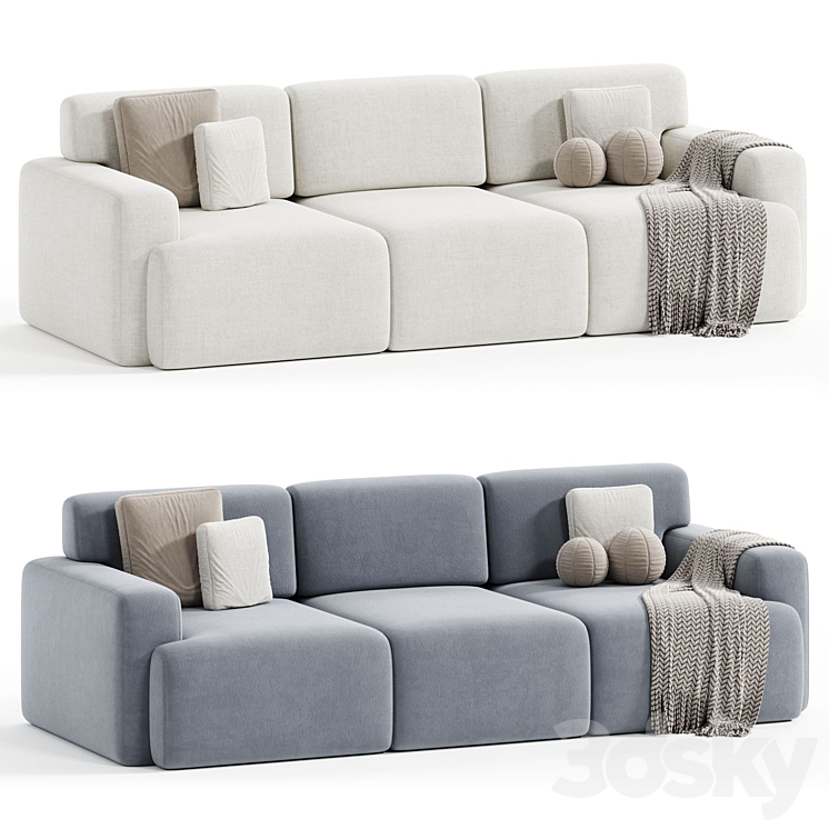 BONENT SOFA VELVET ECLIPSE 