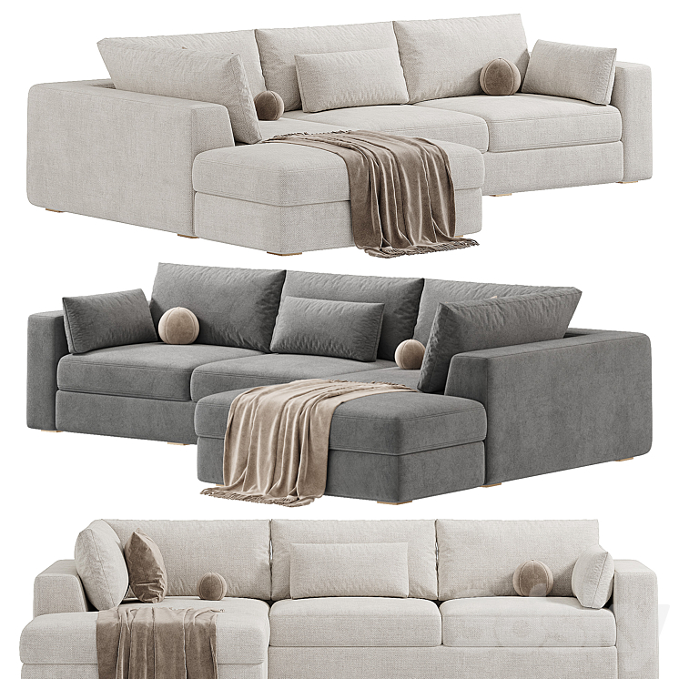 BUMPER SECTIONAL SOFA 