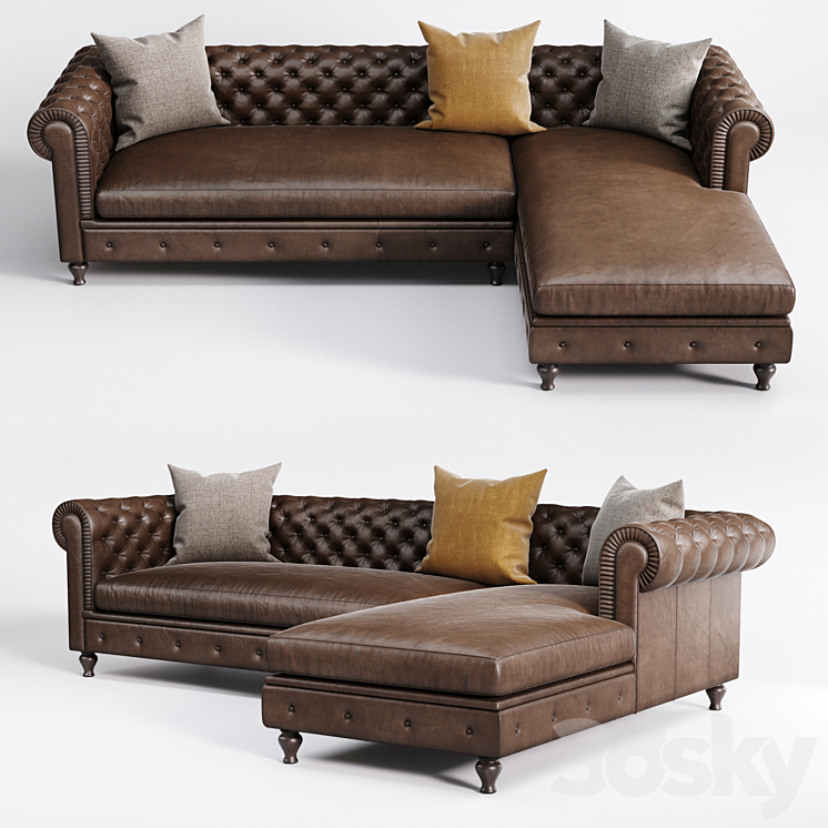 CORNER SOFA SOFA CHESTER ALBERTA SALOTTI 