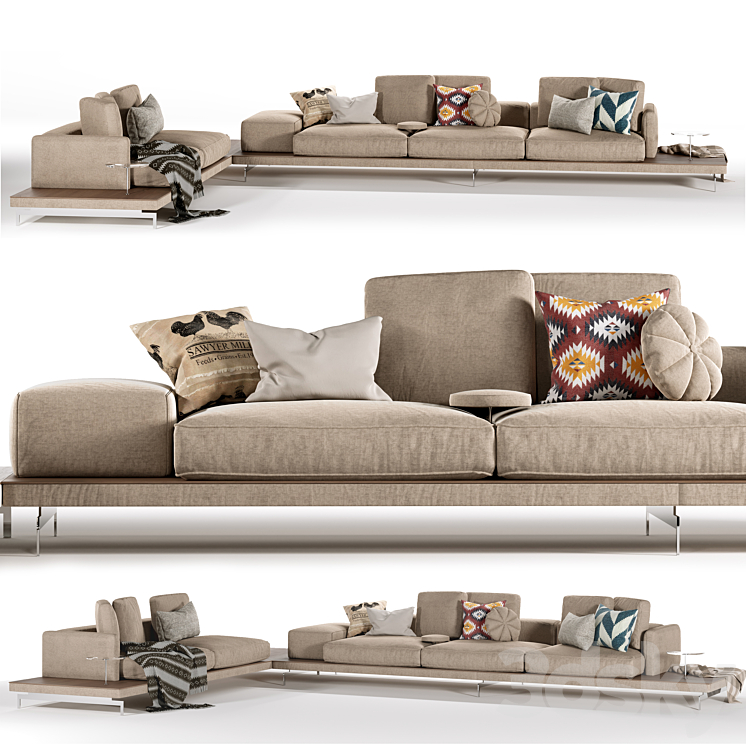 DOCK HIGH VERSION SOFA 03 B&B ITALIA 