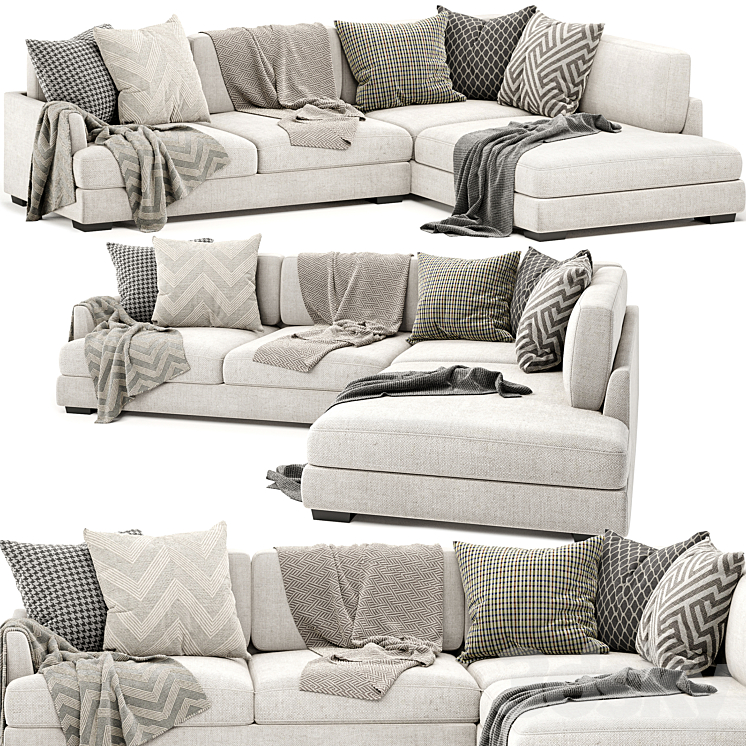 ELSIE SOFA WITH CHAISE 