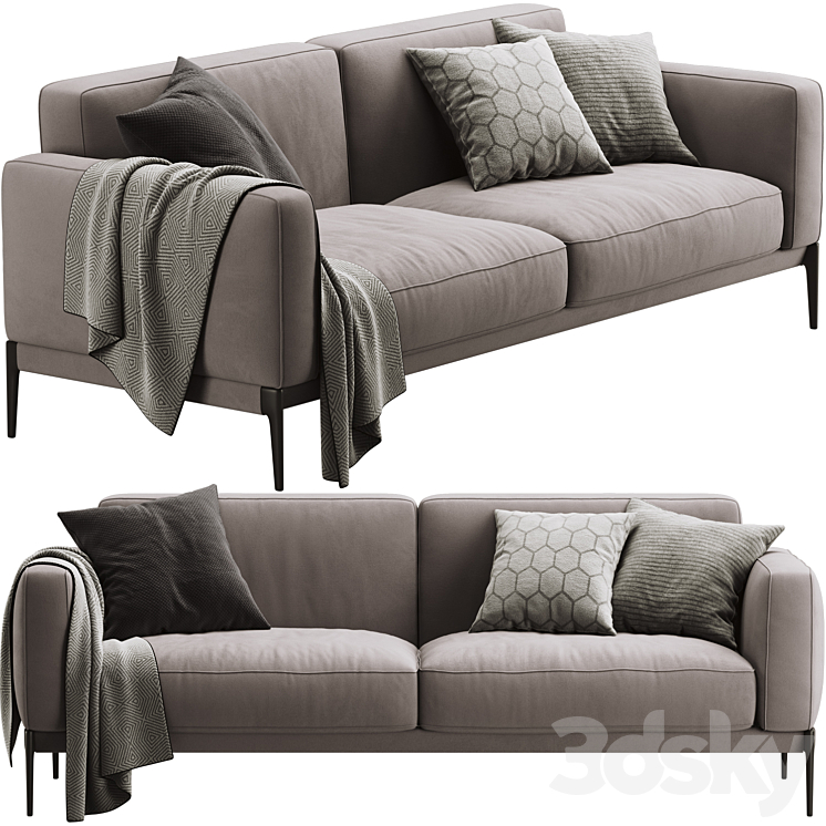 FLEXFORM ROMEO COMPACT SOFA 