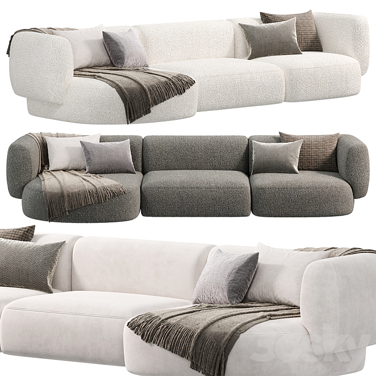 HUG MODULAR SOFA 4 SOFAS 