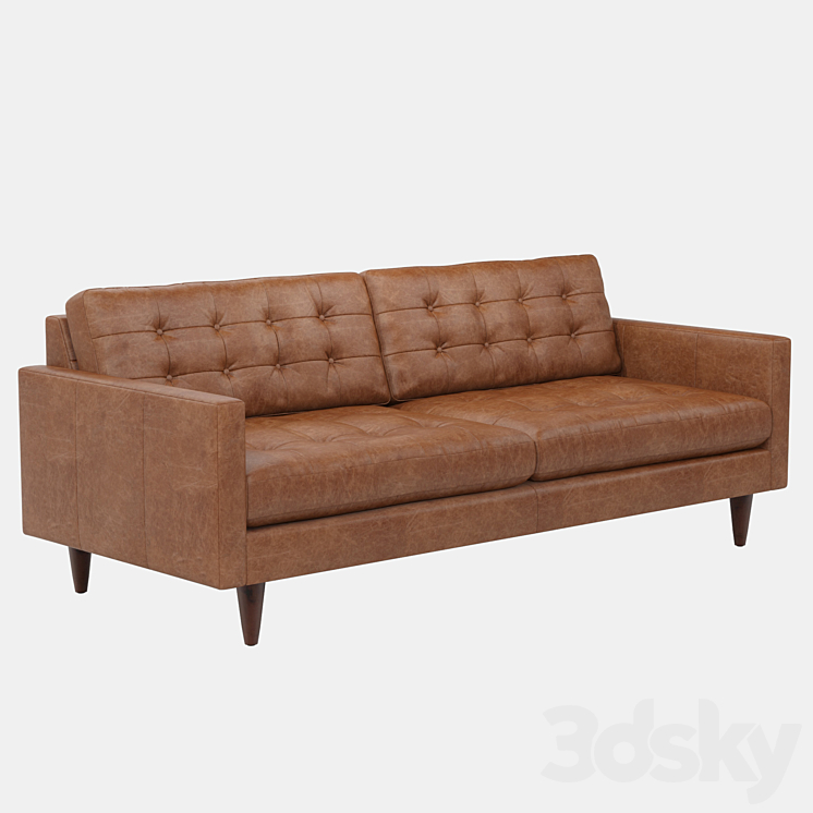 JOYBIRD ELIOT LEATHER SOFA 
