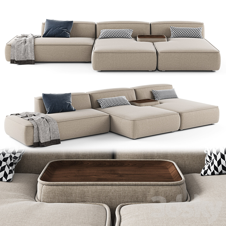 LEMA CLOUD SECTIONAL SOFA 02 