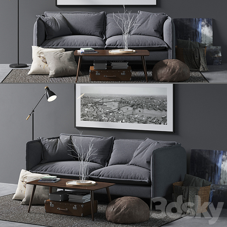 LOFT DESIGNE SOFA MODEL 2963 