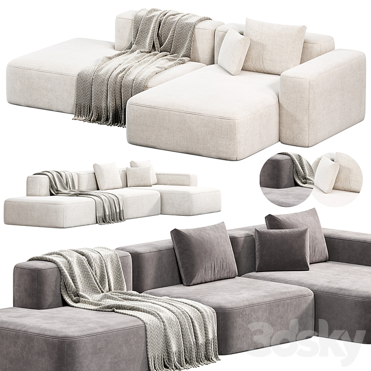 MAGS SOFT 2 5 SEATER SOFA HAY SOFAS 