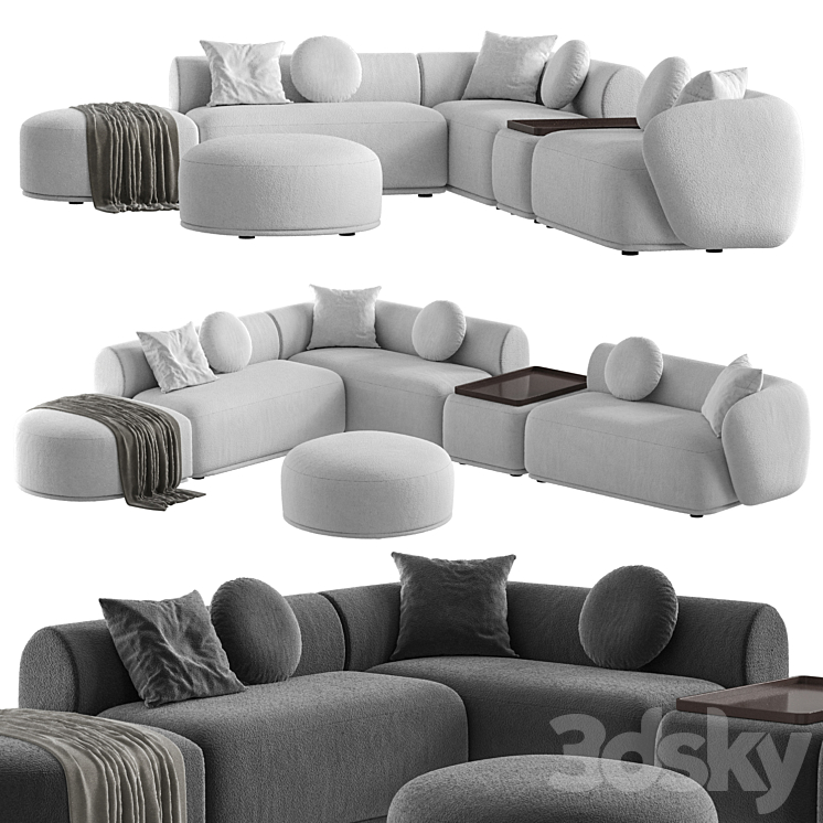 MERIDIANI RENE SOFA SET 2 