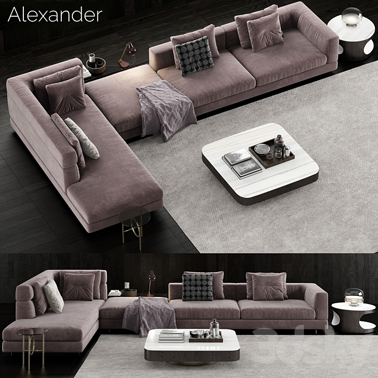 MINOTTI ALEXANDER SOFA 2 