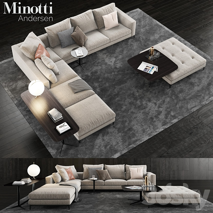 MINOTTI ANDERSEN SOFA 