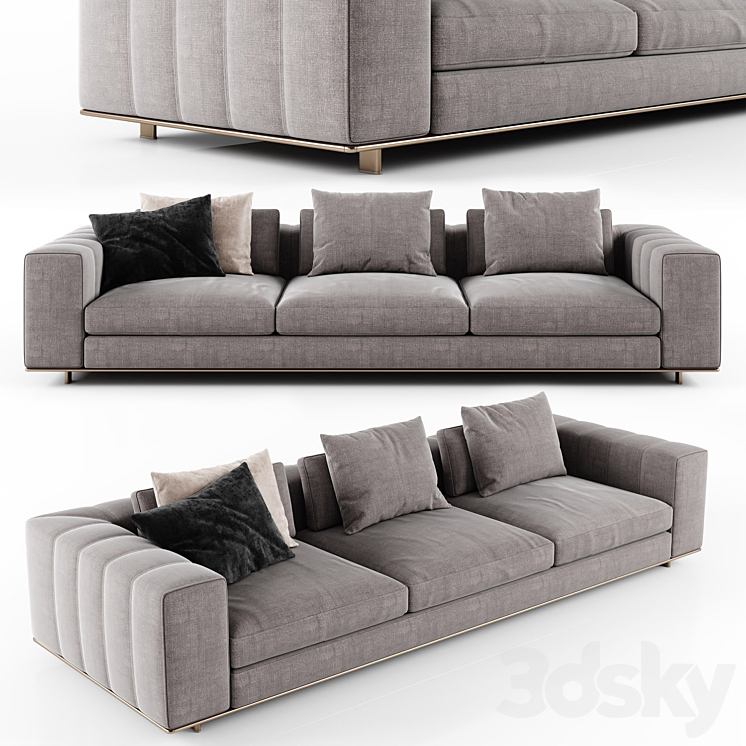 MINOTTI FREEMAN DUVET 3 SEATER SOFA 