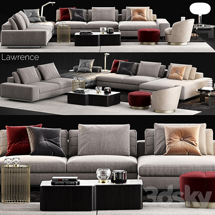 MINOTTI LAWRENCE SOFA 