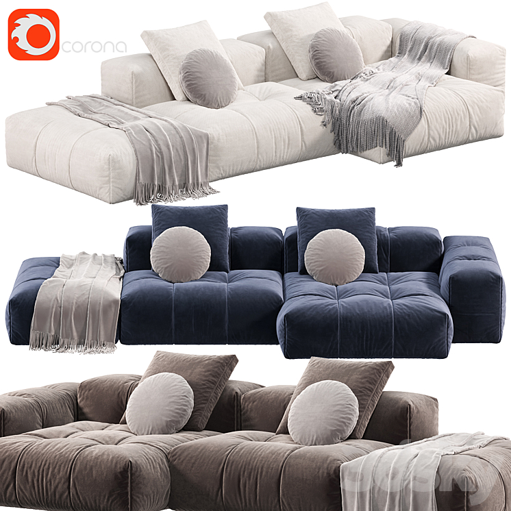 PIXEL SOFA SABA ITALIA 4 SOFAS 
