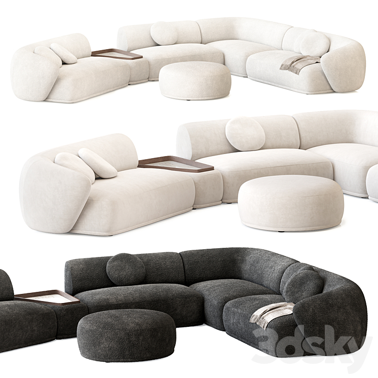RENE SOFA MERIDIANI SET 3 