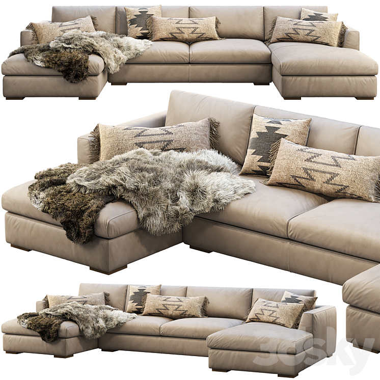 RESTORATION_HARDWARE_MODENA_TAPER_ARM_U_CHAISE_SECTIONAL_SOFA 