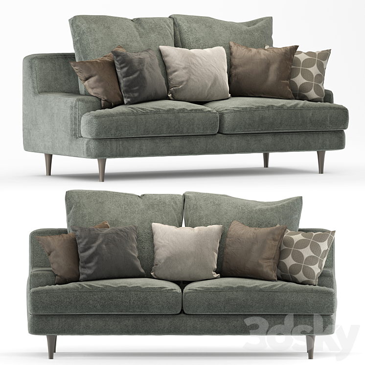 ROCHE BOBOIS SOFA GREEN 01 