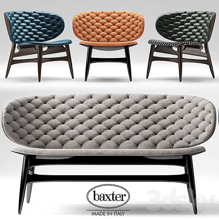 SOFA AND CHAIR BAXTER DALMA 